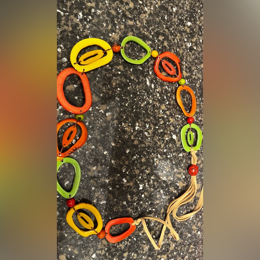 Beautiful handcrafted organic jewelry set